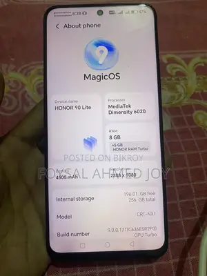 Honor 90 Lite 256 GB Black