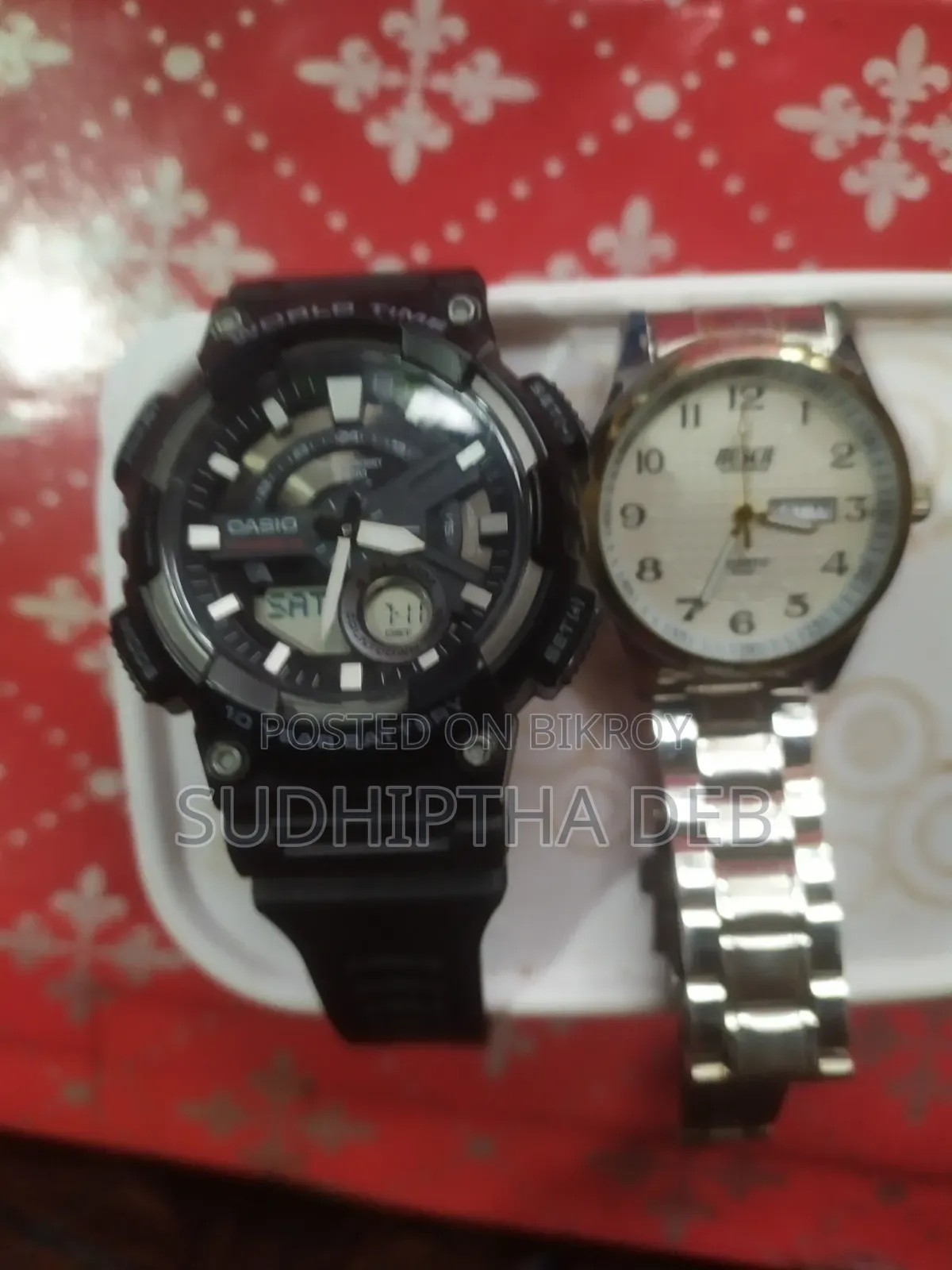 Casio Analog Digital Watch and Bosck Analog Watch