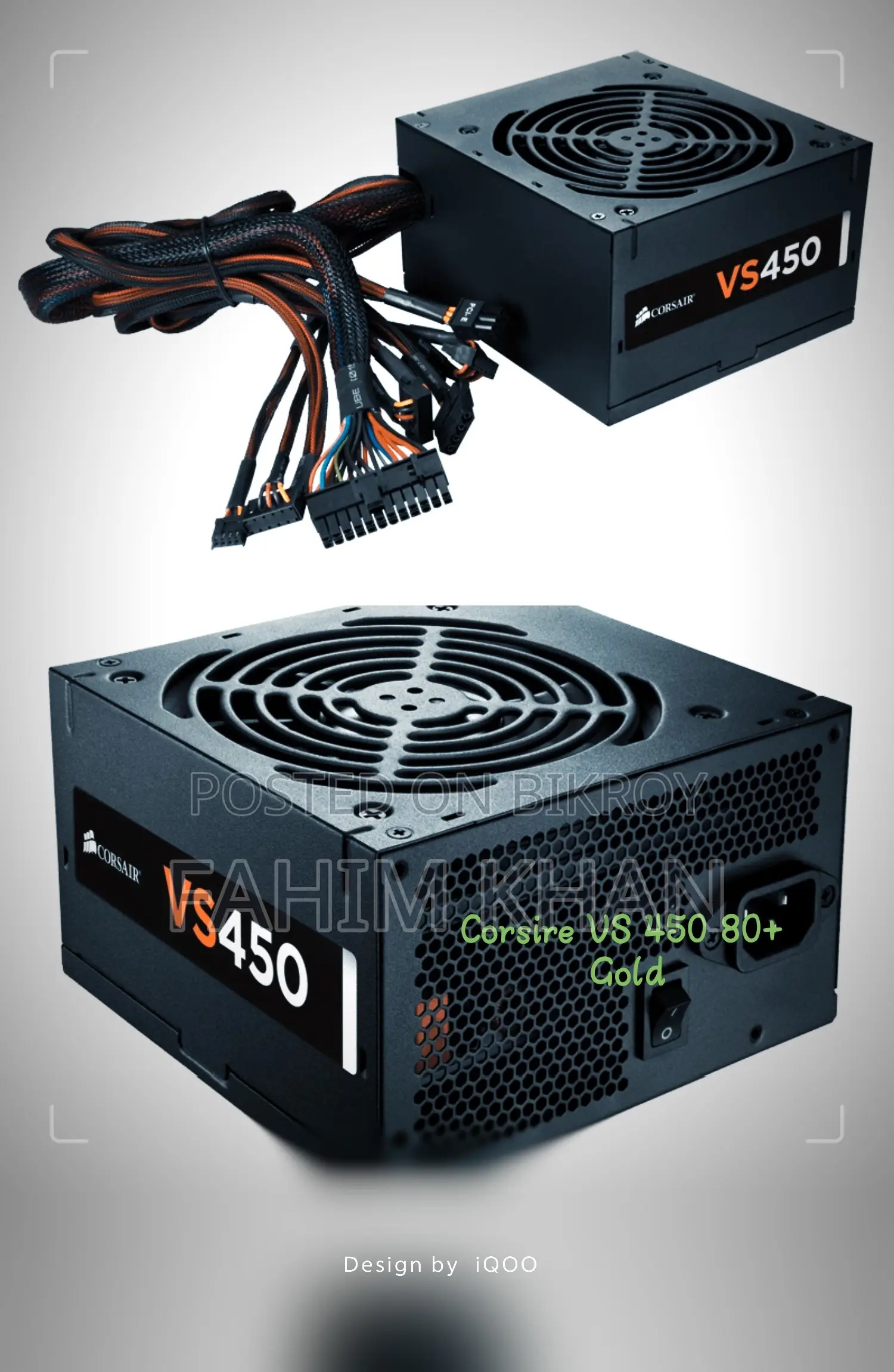 Corsair VS-450 Watt 80+ Gold