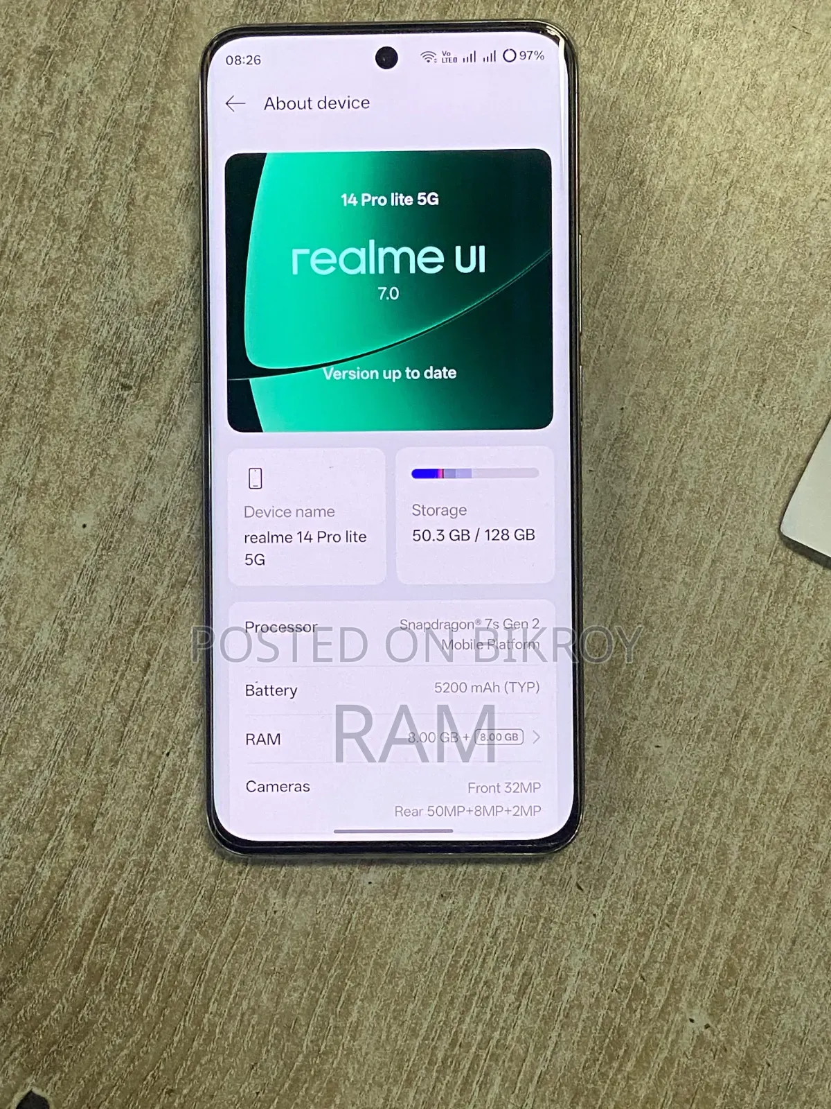 Realme 14 Pro Lite 128 GB White
