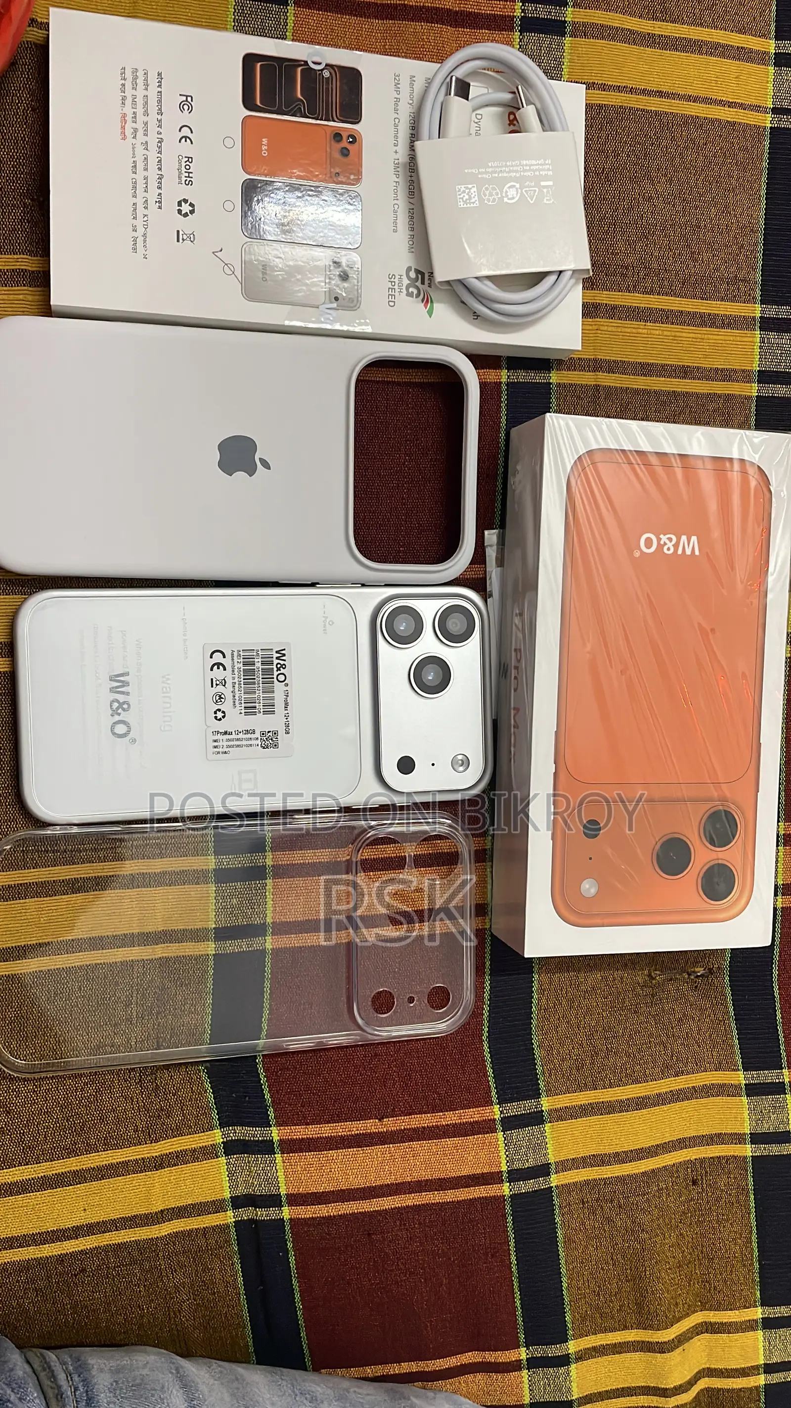 W O 17 Pro Max 128 GB Gray