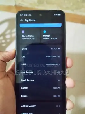 New Tecno Spark Go 64 GB Gray