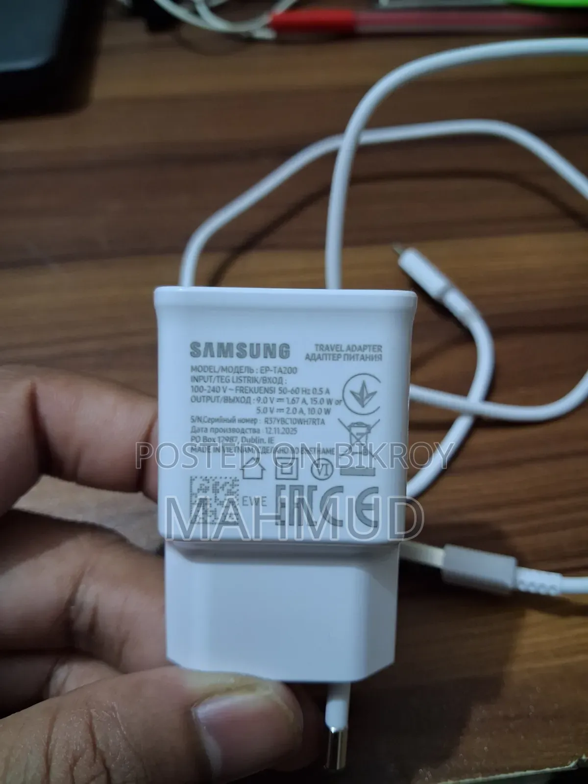 Original Samsung Fast Charger 15W