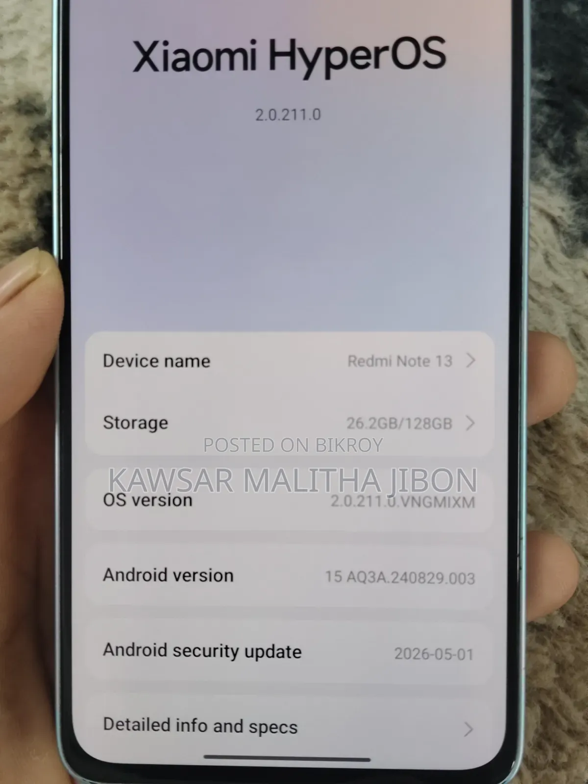 Xiaomi Redmi Note 13 128 GB Blue