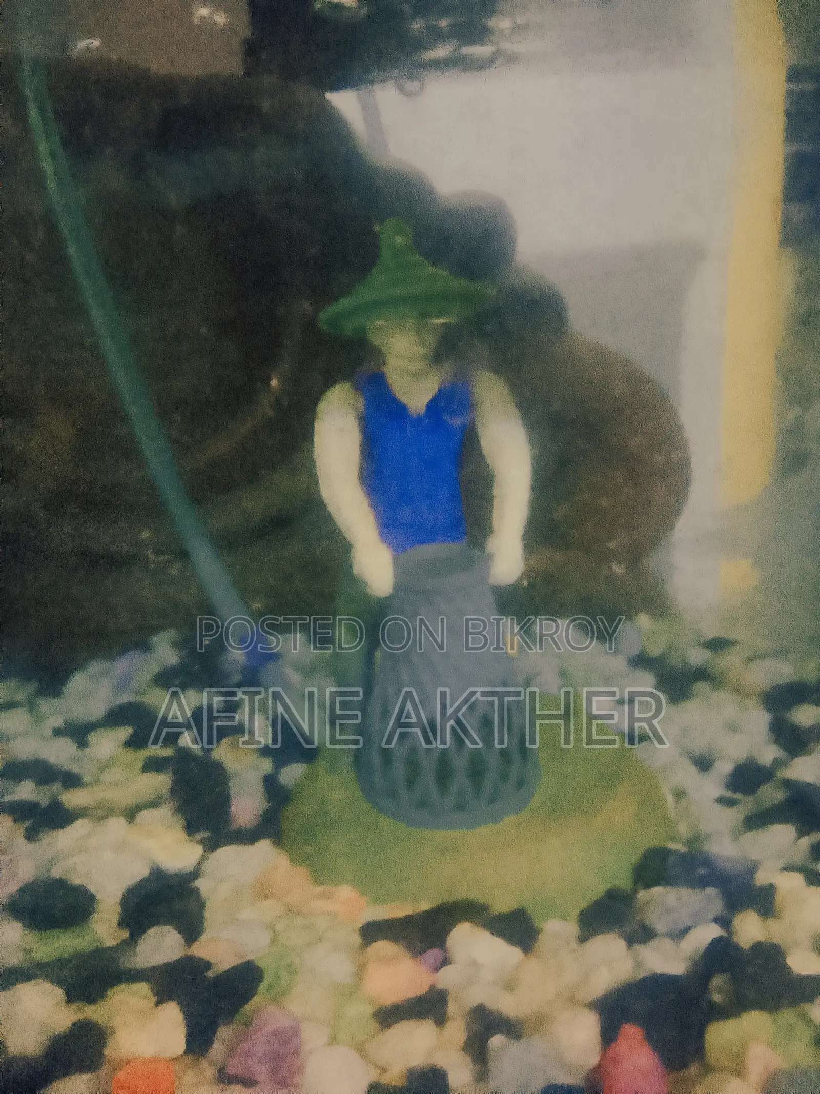 Aquarium Fish Tank With Oxygen Pump and Fish