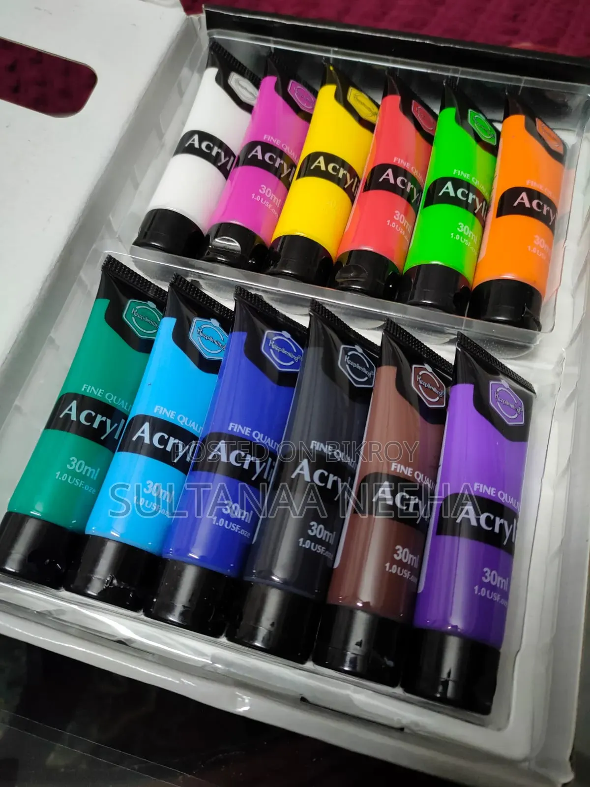  Acrylic Color Set for Sale  Acrylic Color Set টি বিক্রি করতে চাই।
