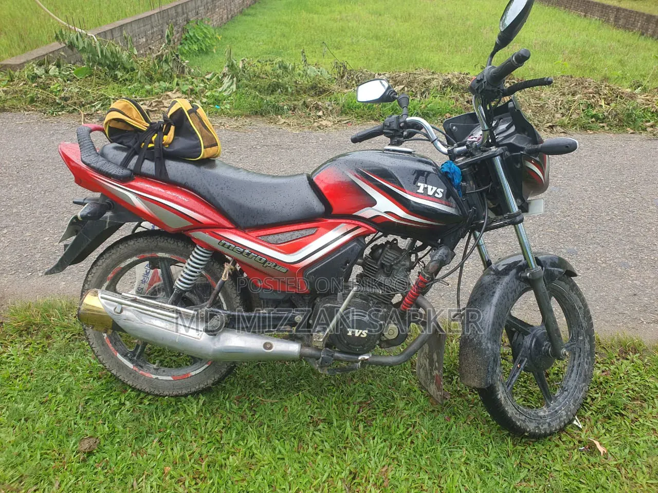TVS Metro Plus 2019 Red