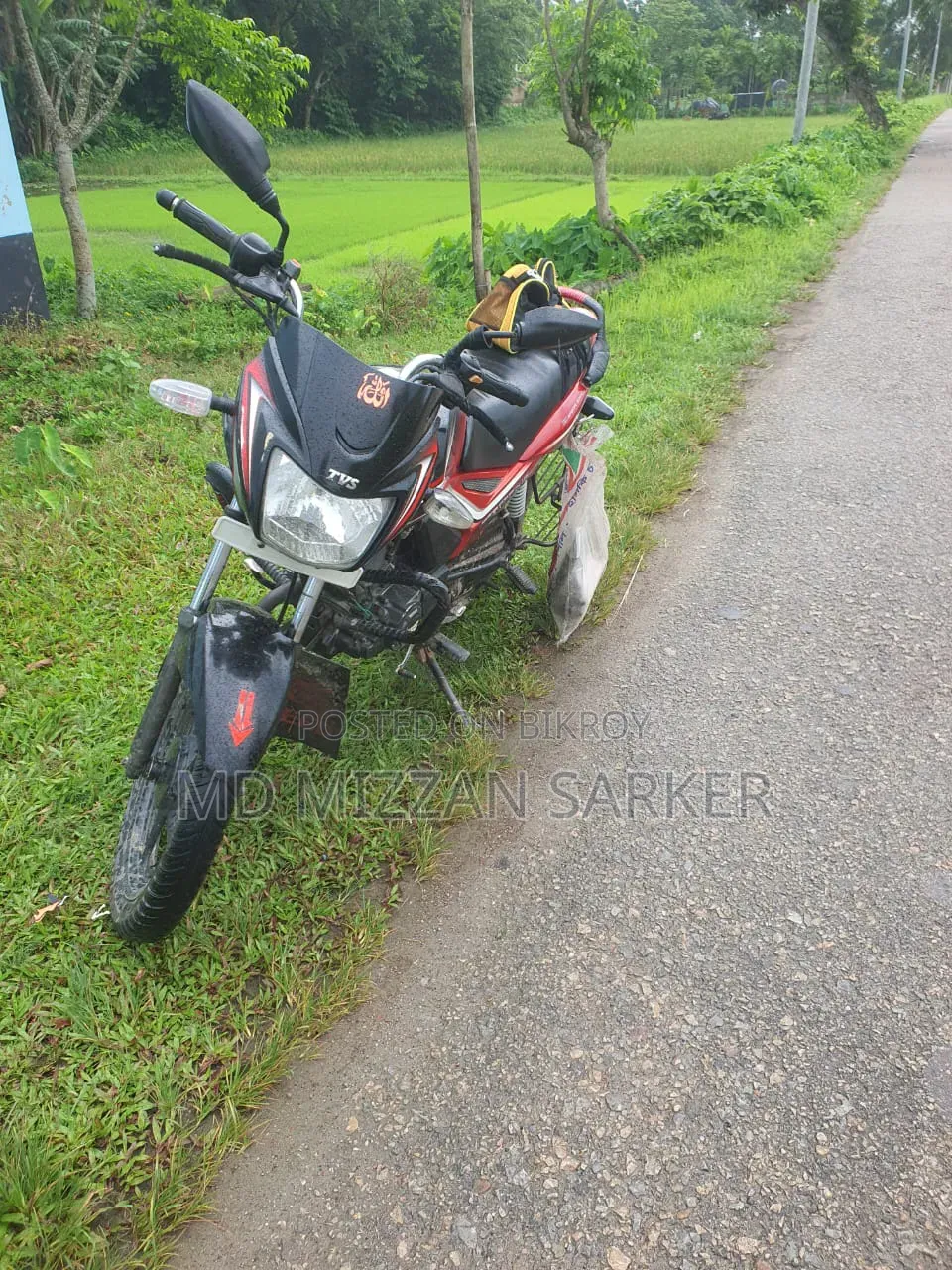 TVS Metro Plus 2019 Red