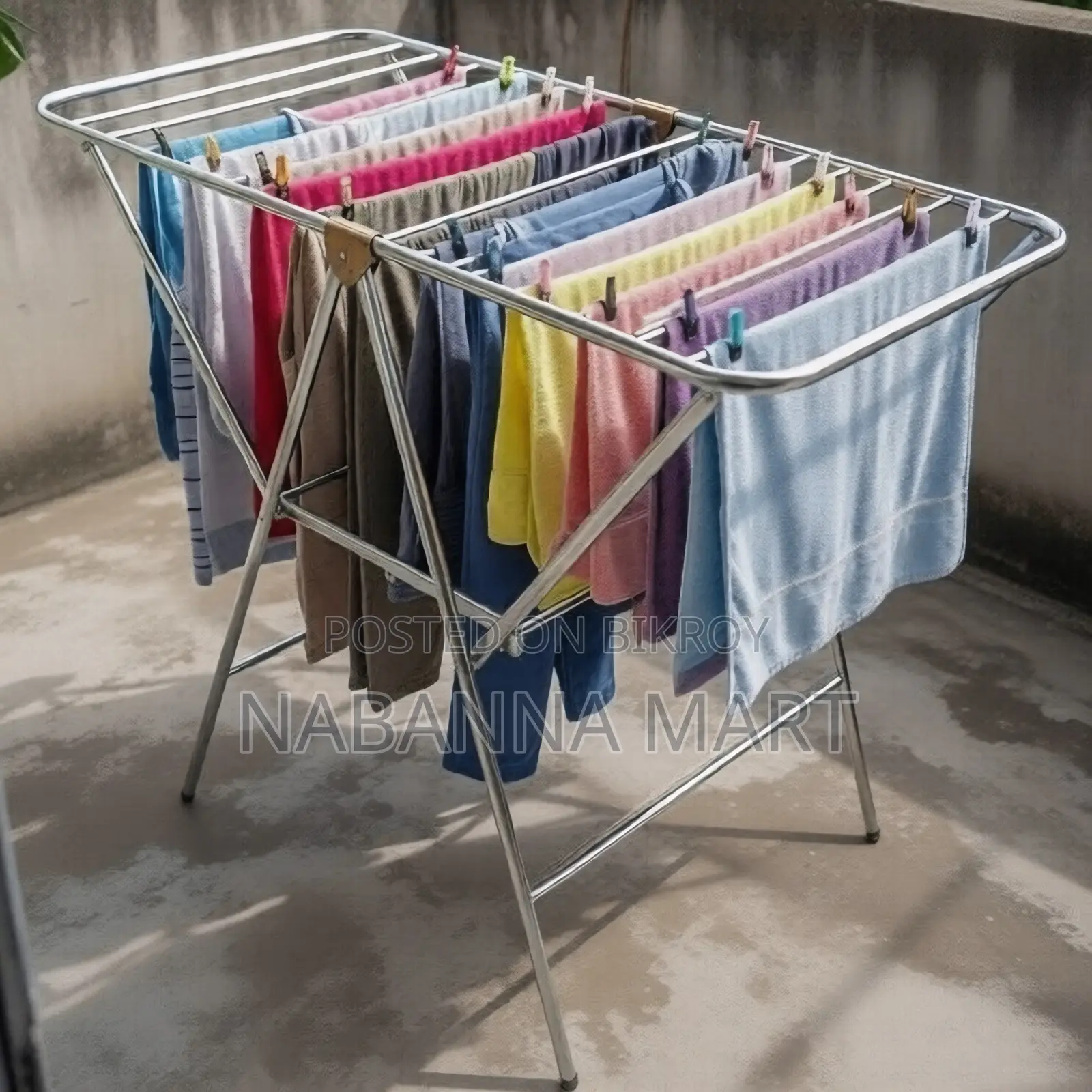Stainless Steel Folding Cloth Drying Stand