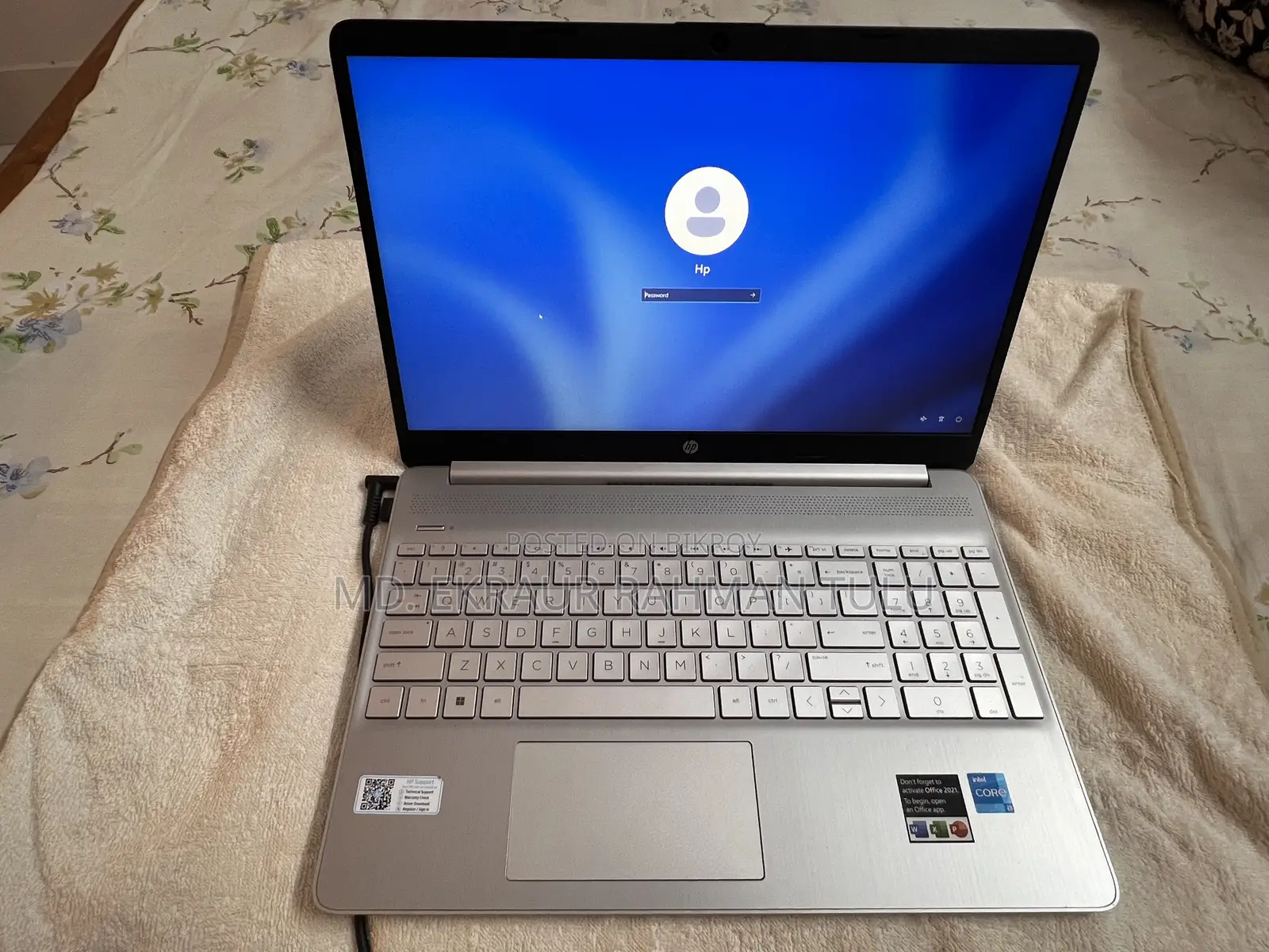 Laptop HP 8GB Intel Core i3 SSD 500GB