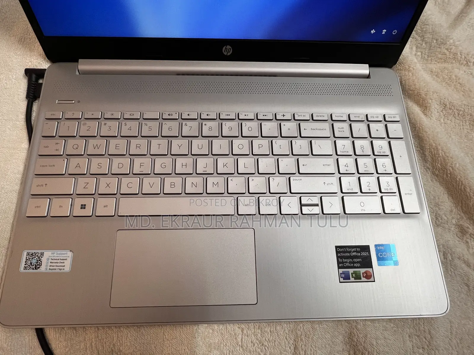 Laptop HP 8GB Intel Core i3 SSD 500GB