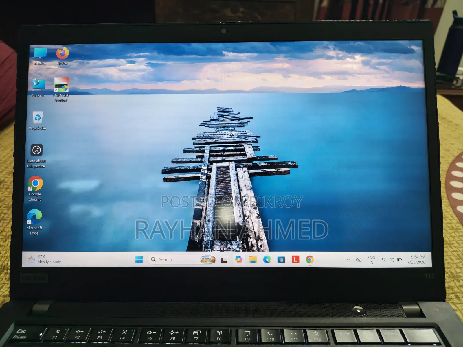 Laptop Lenovo ThinkPad T14 G1 16GB Intel Core I5 SSD 512GB