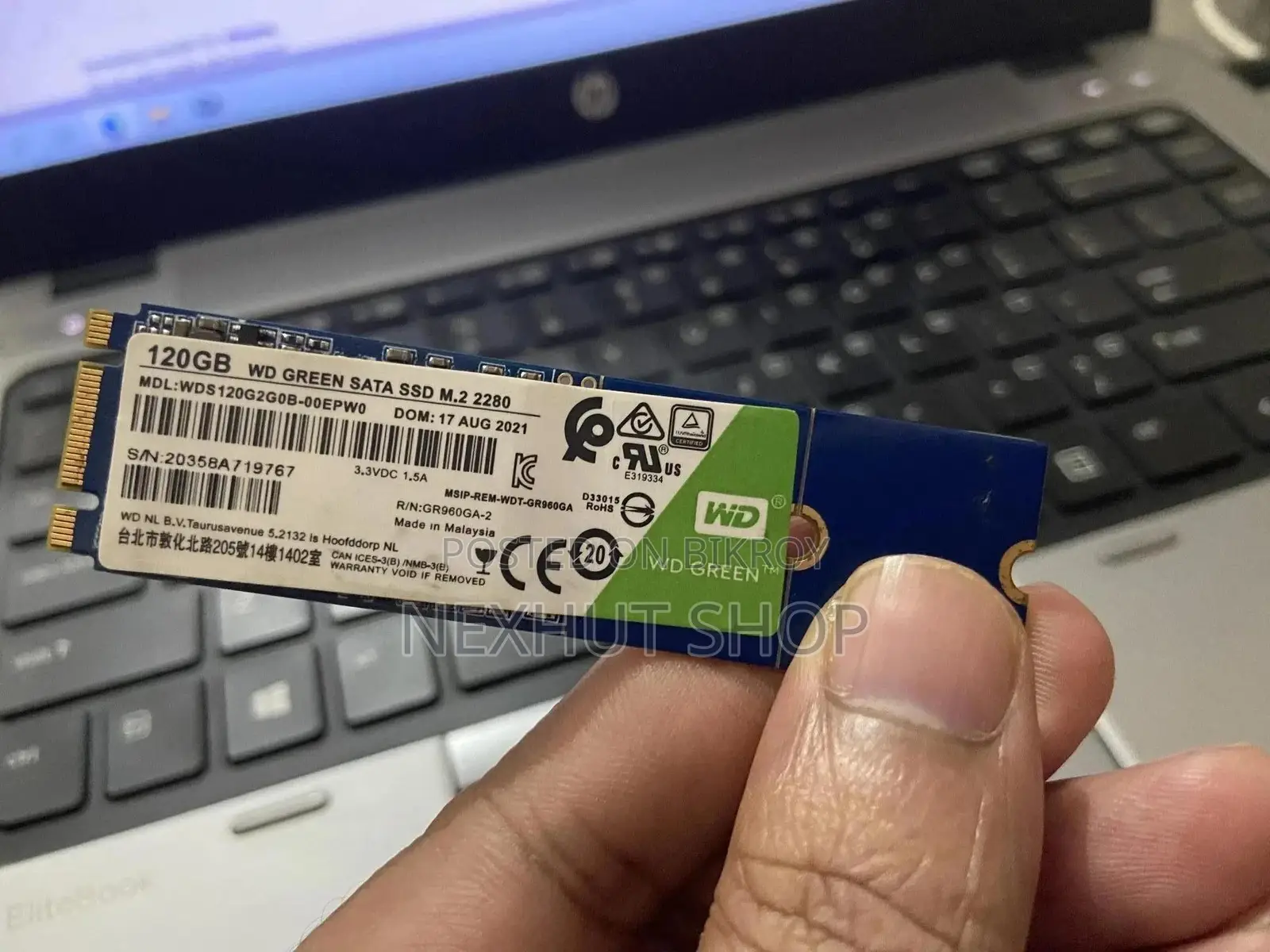 Wd Green M.2 Sata SSD 120gb