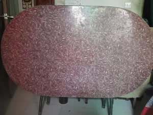 Dining Table with 4 Adjustable Wheels