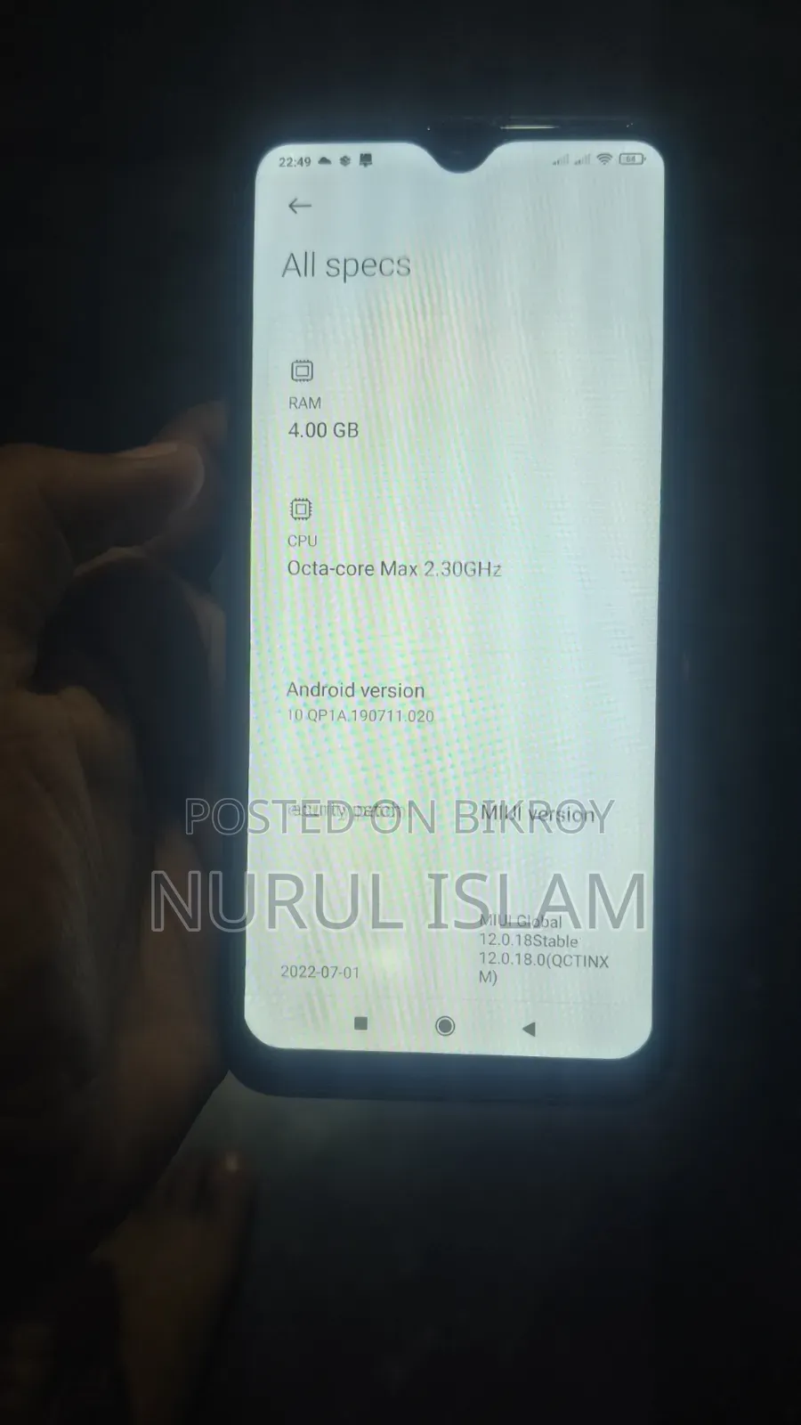 Xiaomi Redmi 9 64 GB Blue