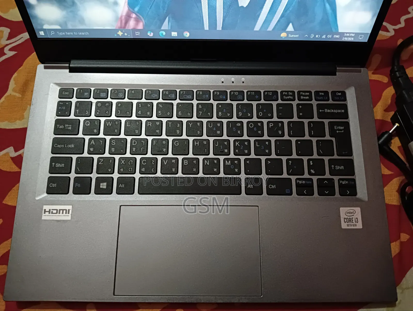 Laptop 8GB Intel Core I3 SSD 128GB