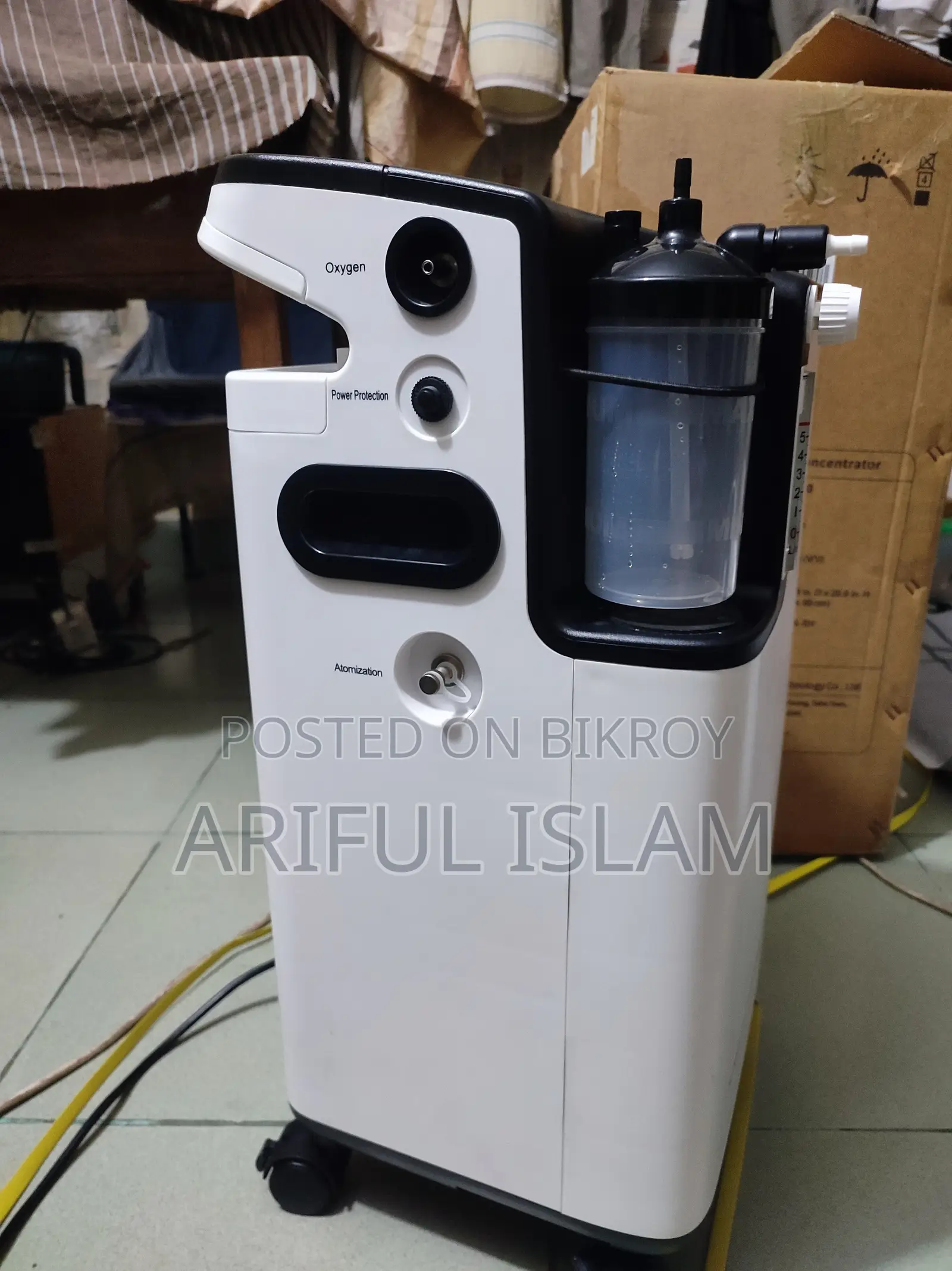 Owgels 5l Oxygen Concentrator | 282 Hours | Almost New | Box + Invoice