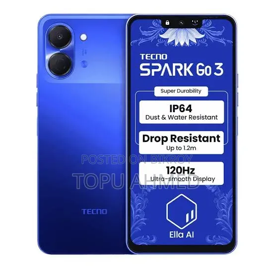 Tecno Spark Go 3 128 GB Blue