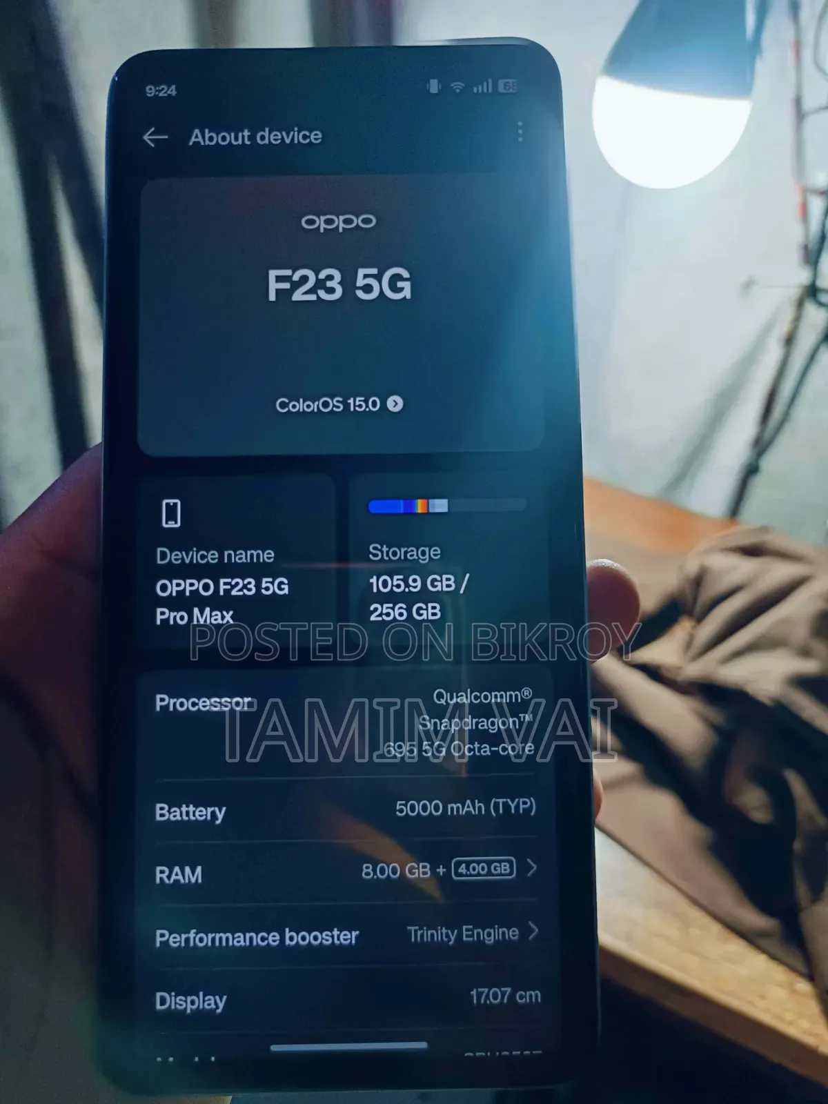 Oppo F23 256 GB Green