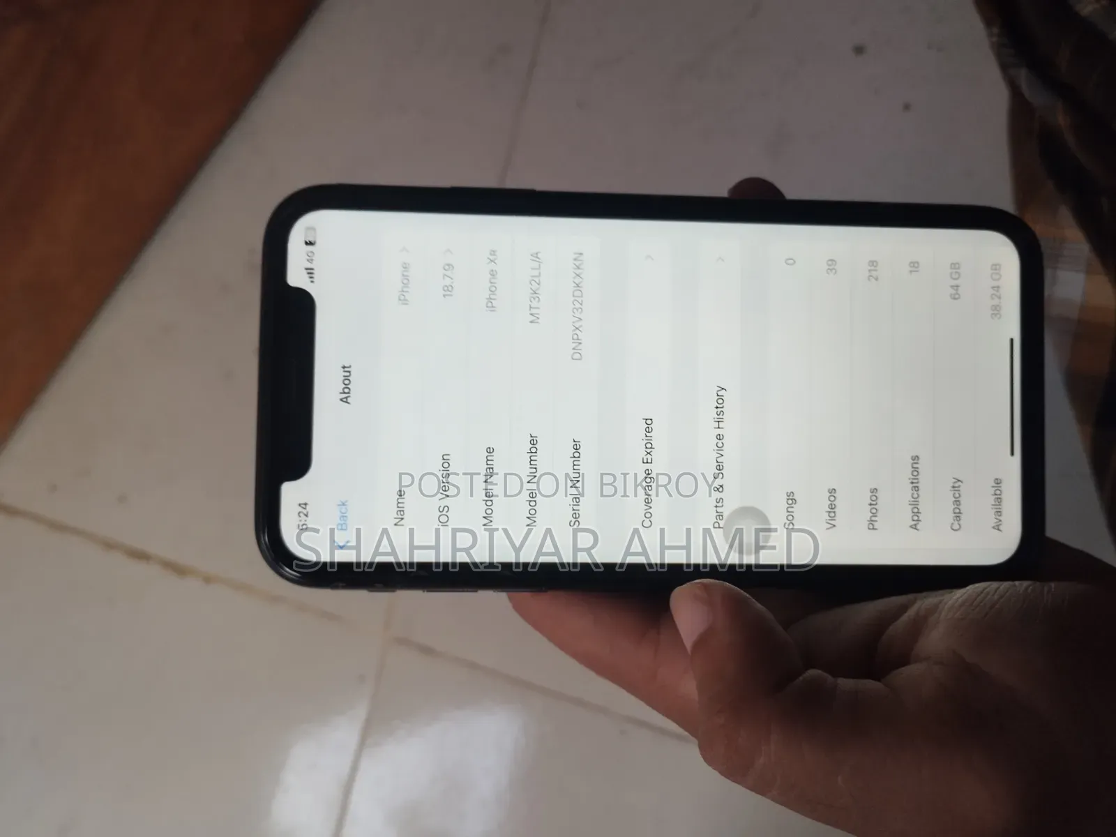 Apple iPhone XR 64 GB Black