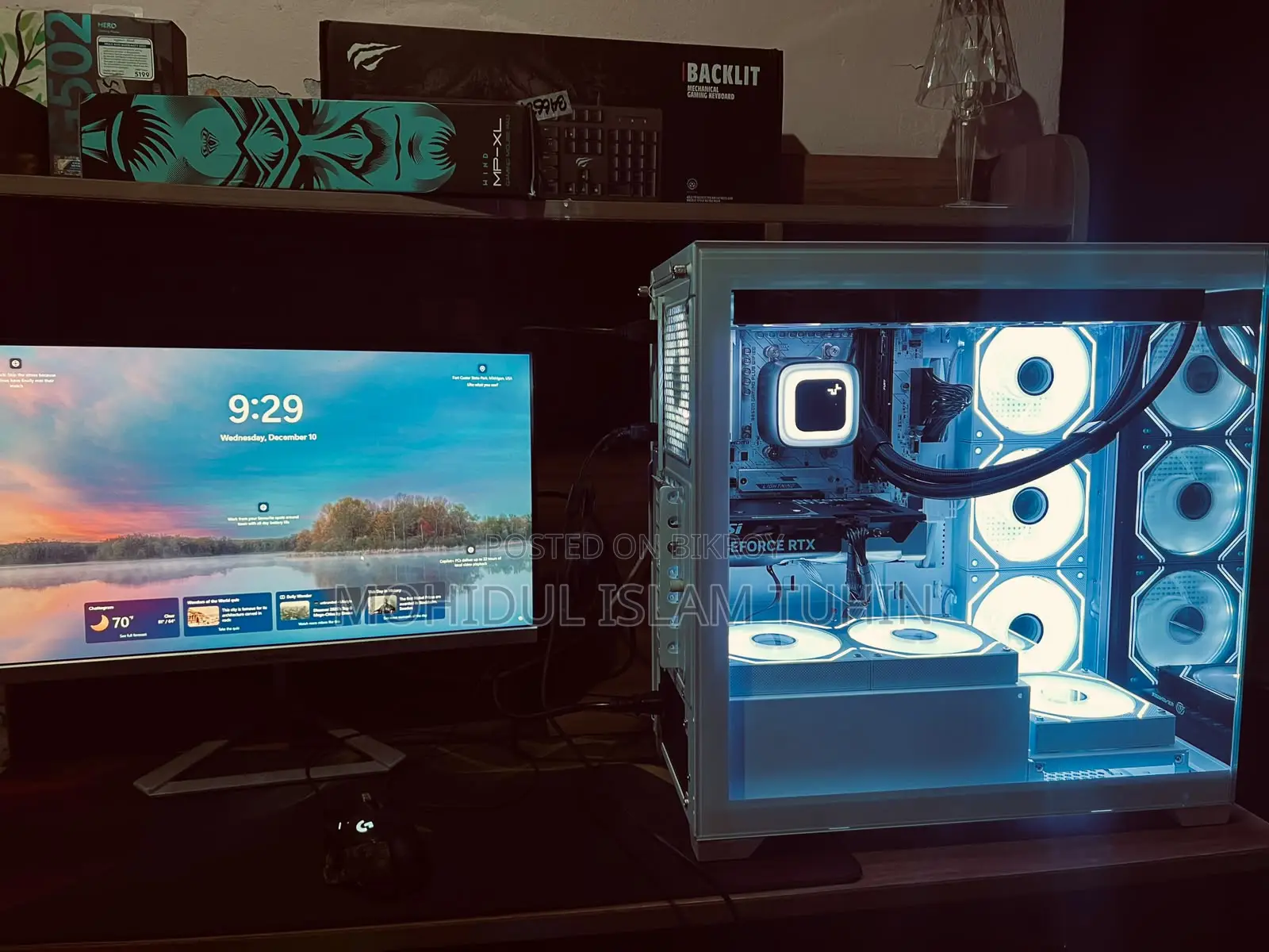 Desktop Computer MSI Model 16GB AMD Ryzen 7 SSD 1T