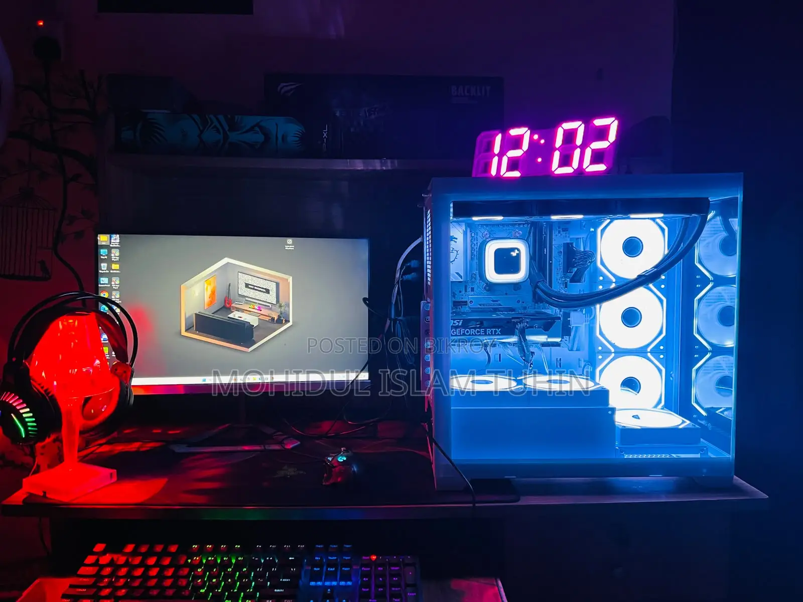 Desktop Computer MSI Model 16GB AMD Ryzen 7 SSD 1T