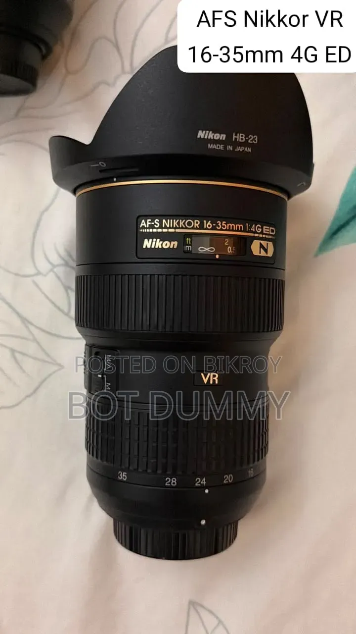 Nikon D600 With Lens and Other Accessories
