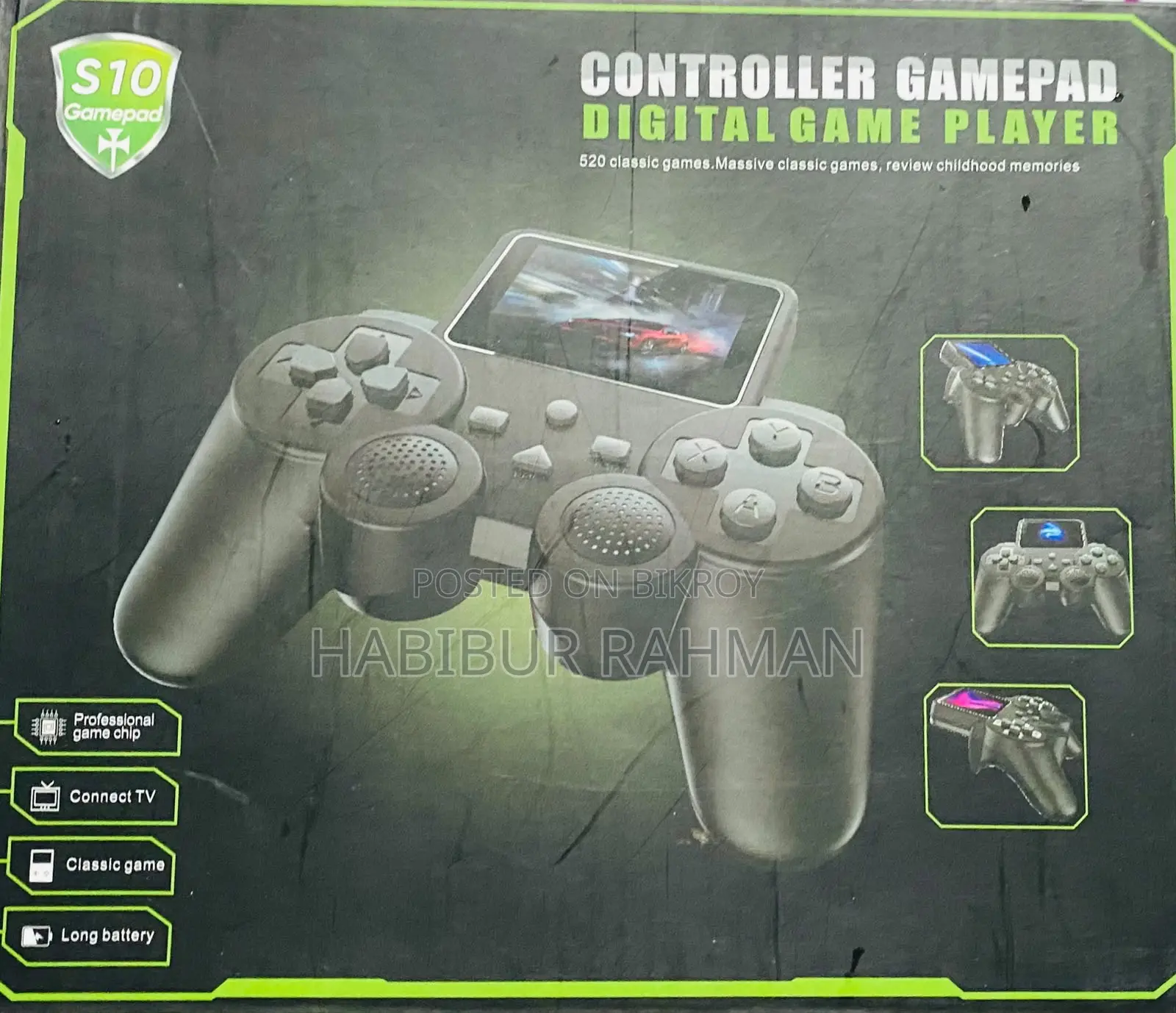 S10 Game Pad. 520 Game in 1.