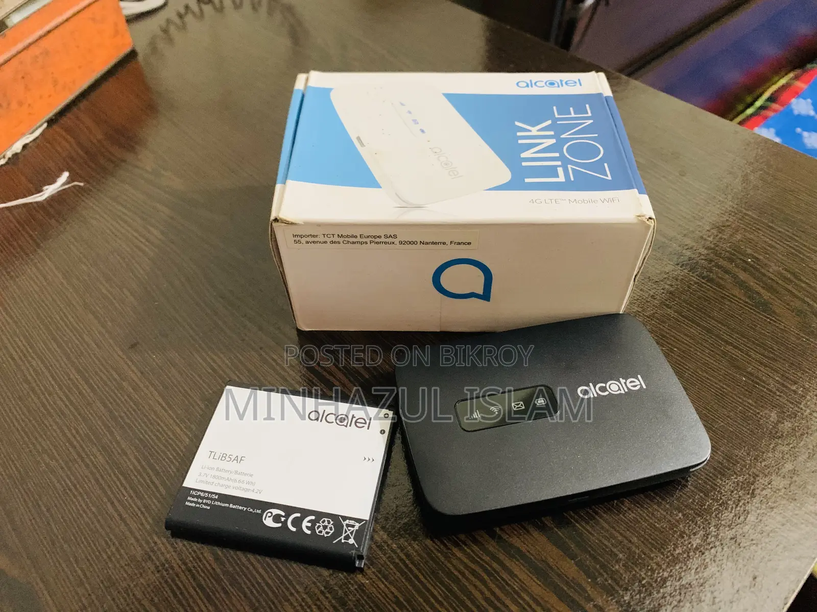Alcatel Linkzone Mw40v 4G LTE পকেট ওয়াইফাই রাউটার (আনলকড) বক্সসহ