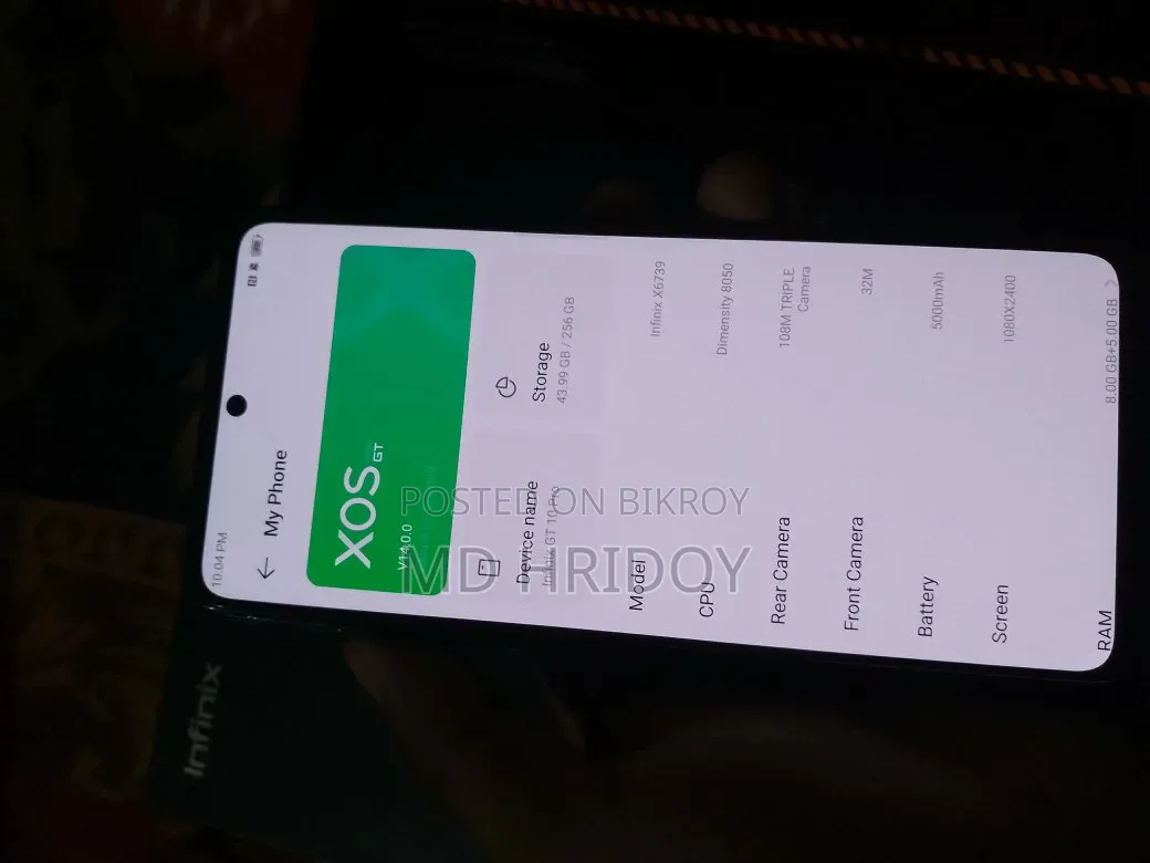 Infinix GT 10 Pro 256 GB Black