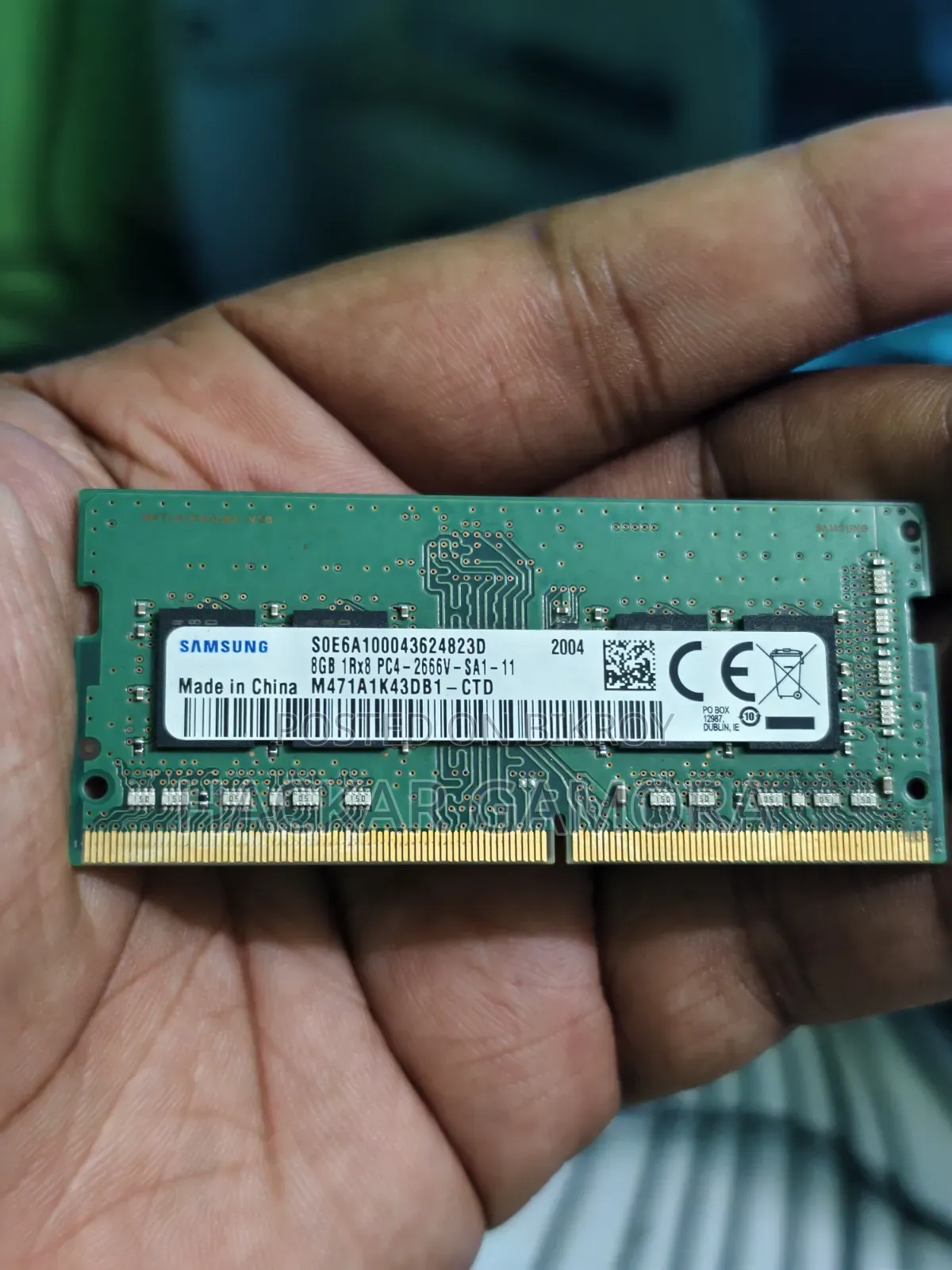 Samsung 8gb Ddr4 Laptop Ram (2666mhz)