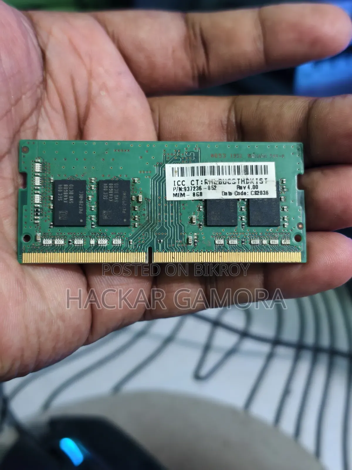Samsung 8gb Ddr4 Laptop Ram (2666mhz)
