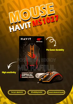 Havit Hv-Ms1027 Black Usb Mouse