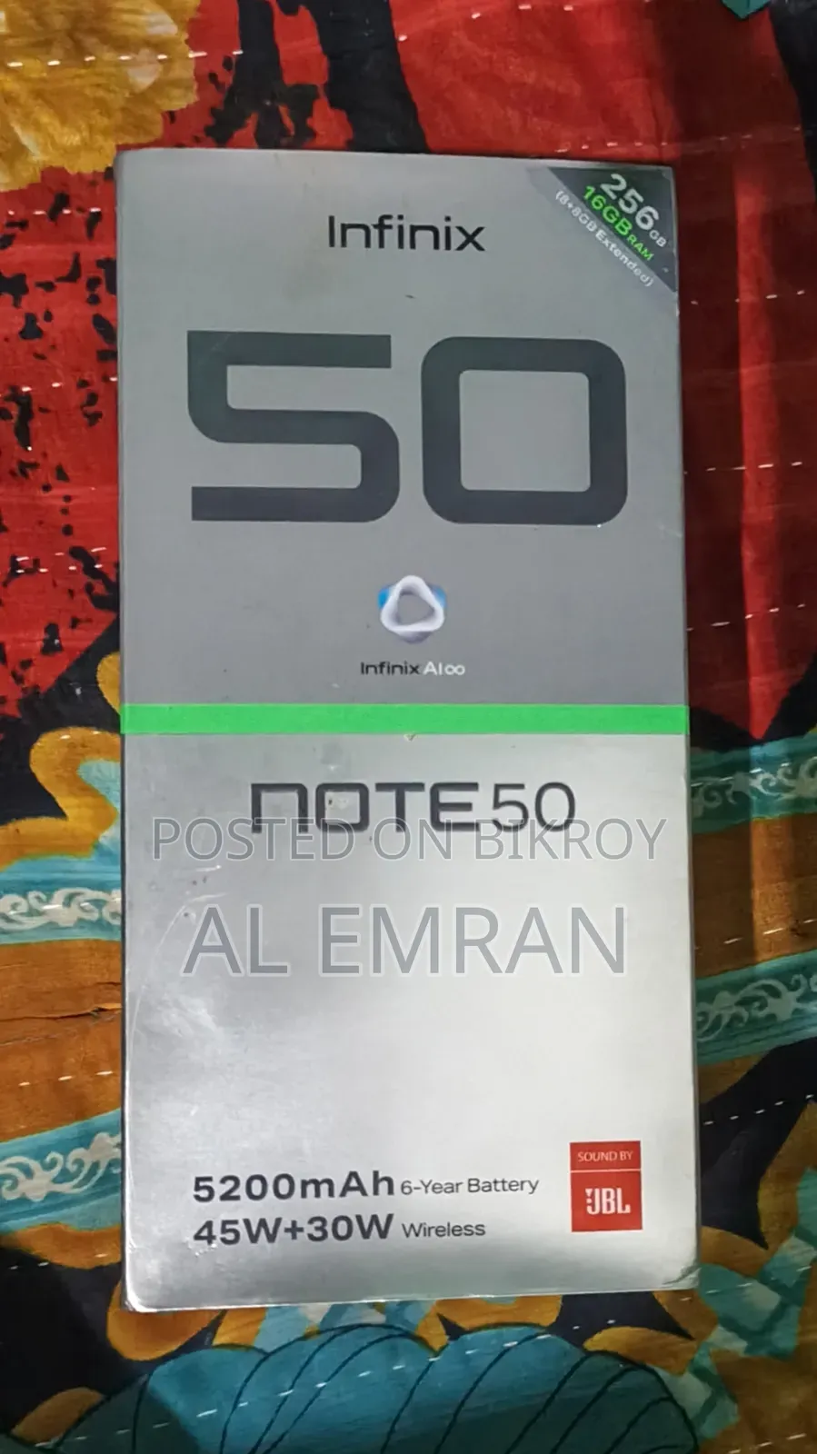 Infinix Note 50 Pro 256 GB Green