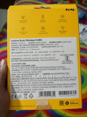 Realme Buds Wireless 5 Anc