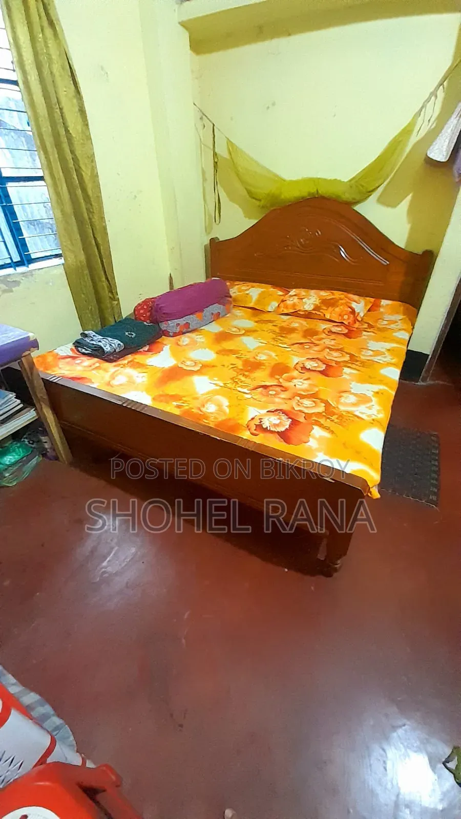 7*5 feet bed