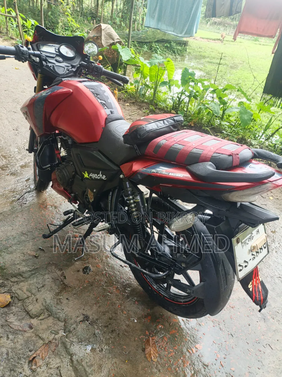 TVS Apache RTR 160 2V 2016 Red