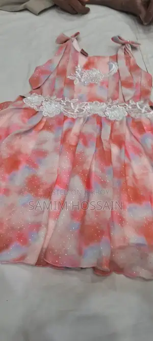 Premium Georgette Partywear Baby Frock – Gorgeous Design (2-7 years)