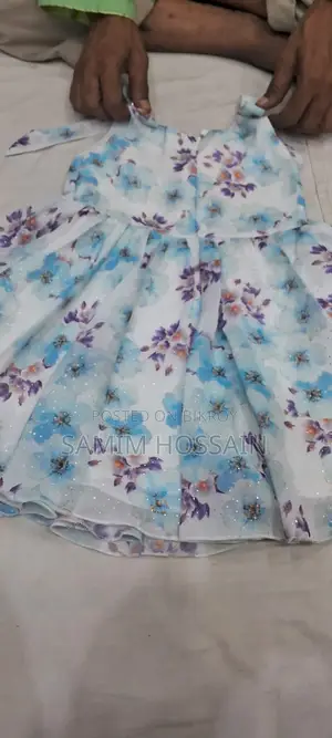 Premium Georgette Partywear Baby Frock – Gorgeous Design (2-7 years)