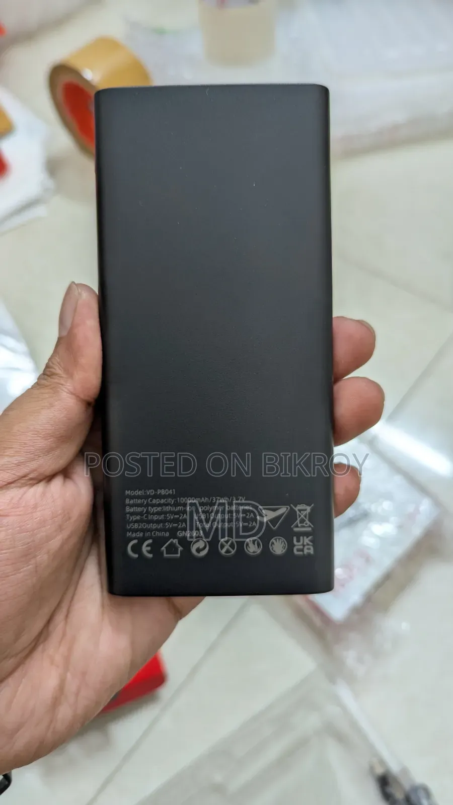 Power Bank - Ven Dens Vd-Pb041 | 10000mah Power Bank