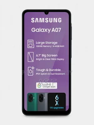 New Samsung Galaxy A07 128 GB Black