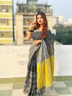 দেশীয় তাঁতের পিওর সুতি শাড়ি – Pure Cotton Saree