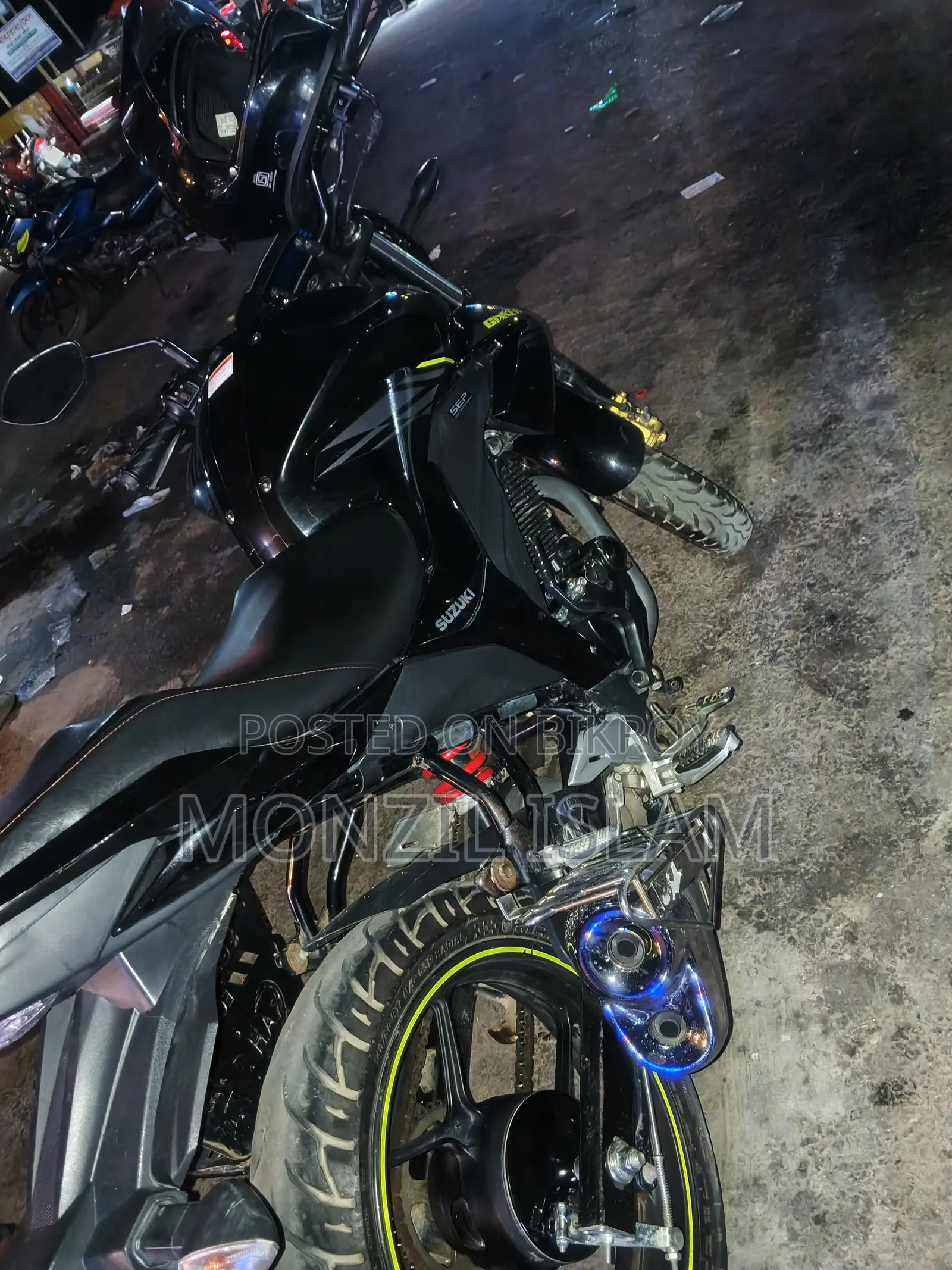 New Suzuki Gixxer Monotone 2025 Black