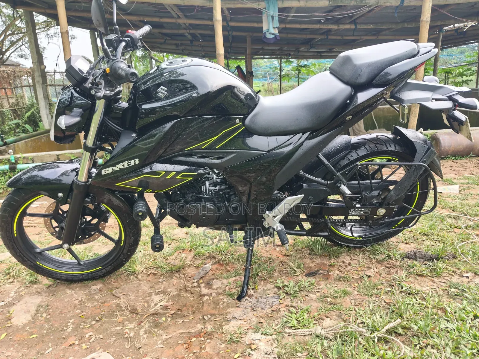 Suzuki Gixxer Monotone 2024 Black