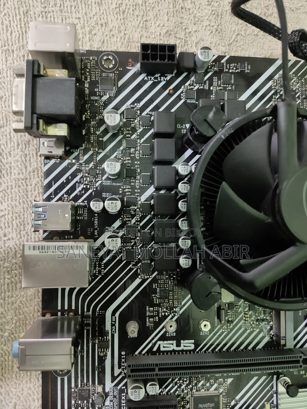 Intel I3 10100 and Asus Prime H510m-E Motherboard Combo.