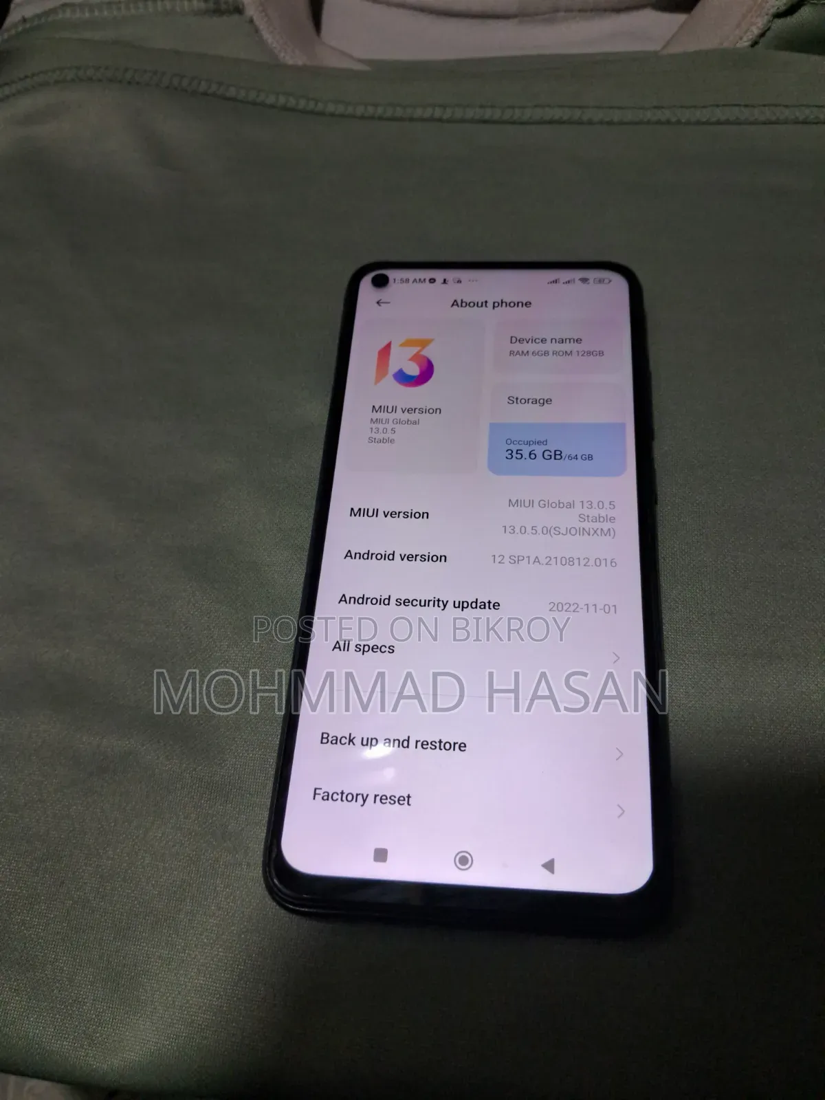 Xiaomi Redmi Note 9 64 GB Gray