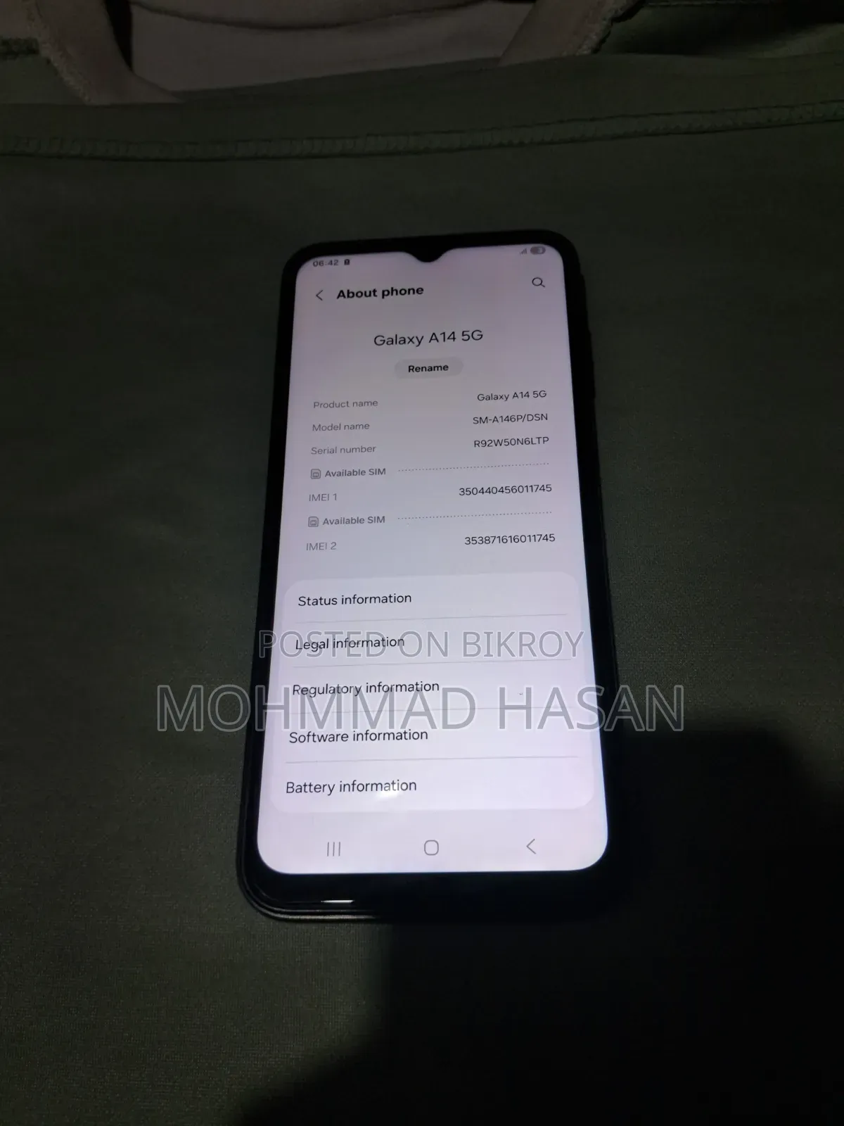 Samsung Galaxy A14 5G 128 GB Black