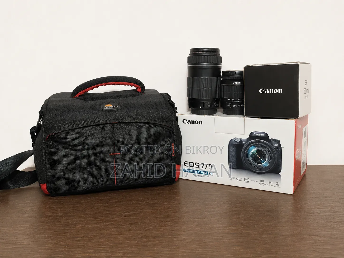 Canon 77 D Body and Lens