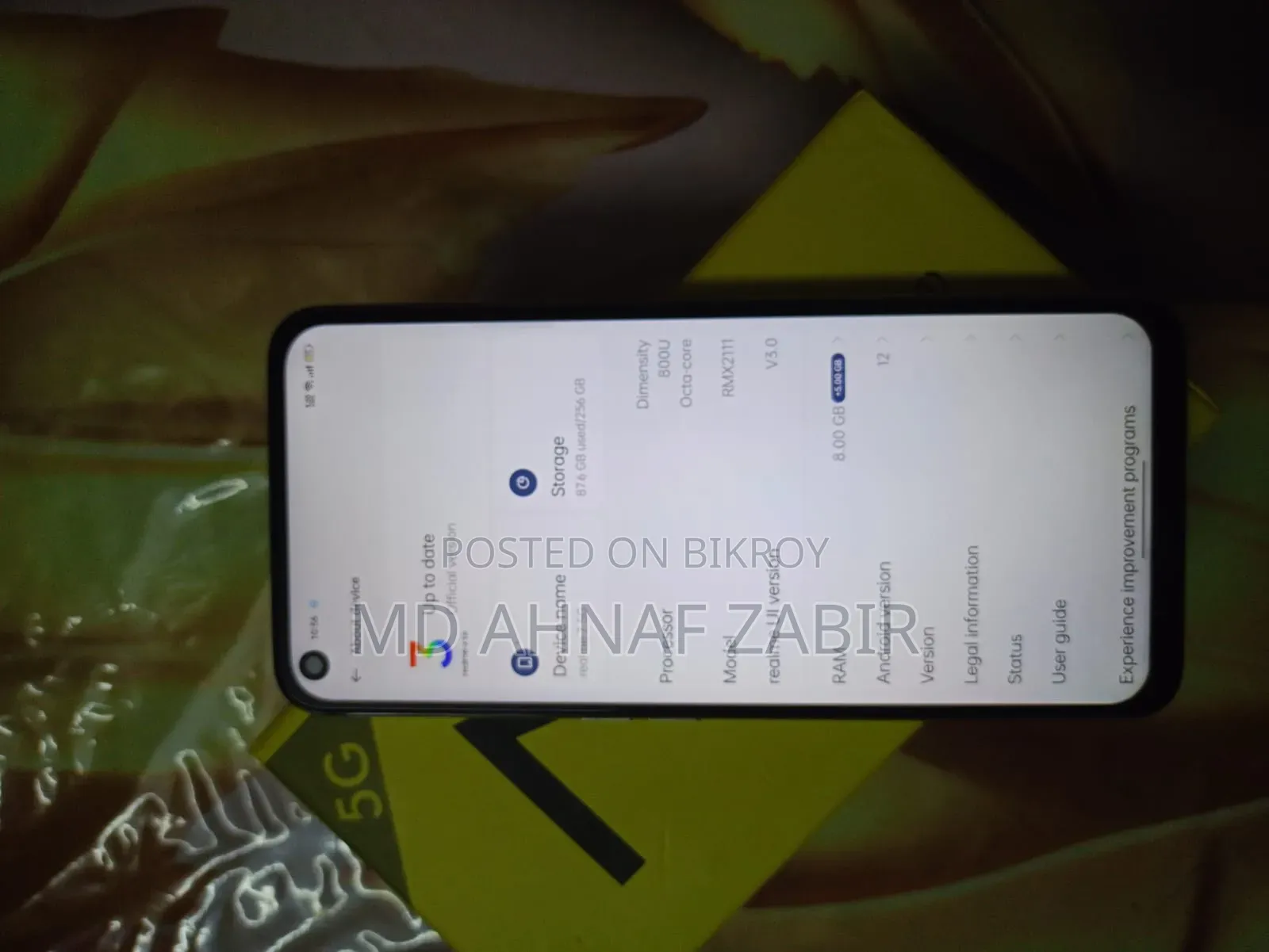 Realme 7 5G 128 GB Blue