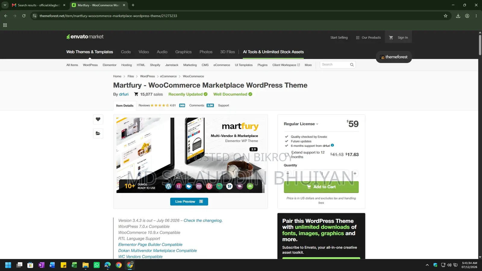 Martfury - Woocommerce Marketplace Wordpress Theme